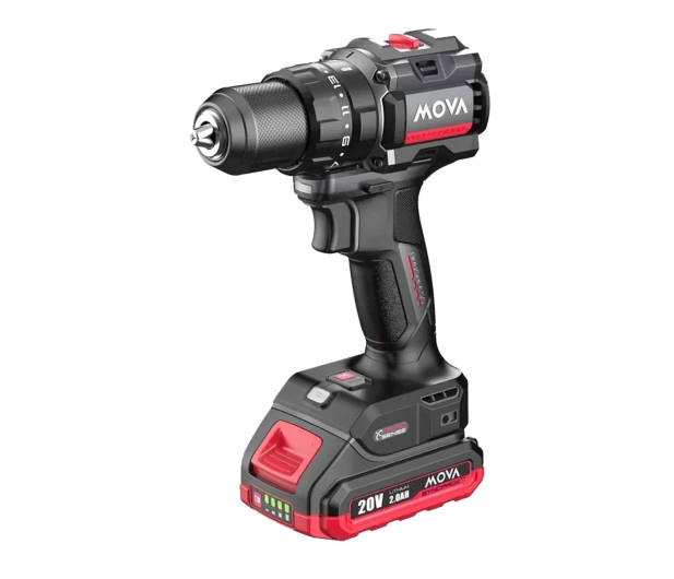 MOVA wiertarka udarowa bezszczotkowa pd80ik 20v 80nm (bateria i - 1585814 - zdjęcie
